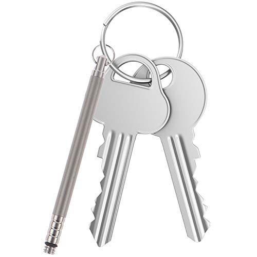 3 Sets Titanium Toothpicks Portable Toothpicks Sets Metal Pocket Toothpick Stainless Steel Toothpick Holder with 3 Cleaning Brushes for Travel Picnic Outdoor Activities