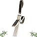 Arron Kelly Culinary Herb Scissors & Cleaning Comb – 2 Piece Kitchen & Gift Set - Black, Grey & Stainless Steel Chopping Shears