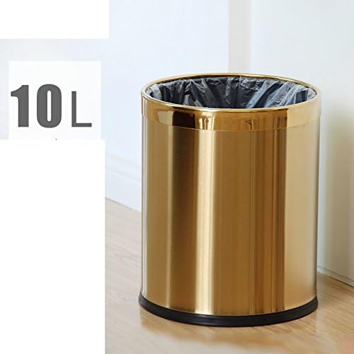 home trash/ stainless steel dustbin/kitchen,toilet,restroom ,bins without cover/ living room trash can-E