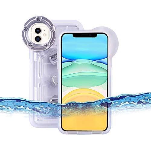 MEIKON Underwater Photography Waterproof Phone Case Pouch for iPhone 11  Enhanced Underwater Cell Phone Dry Bag with Armband O Lens Ring Full Sealed
