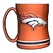 NFL Denver Broncos Sculpted Relief Mug Alternate Color, 14-Ounce, Orange