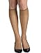 Hanes Womens Set of 3 Silk Reflections Silky Sheer Knee Highs - Best-Seller!
