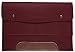 Wool Felt Folders, Laptop Briefcase and A4 Document Covers (13 Inches, Grey and Burgundy, 2-Pack)