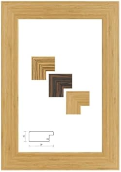 Amazon De Holz Bilderrahmen Ferrera In Bambus 50x70 Cm Ohne Glas Mit Ruckwand Verfugbar In 29