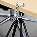QTMY Rhinestone Imperial Crown Purse Hanger for Tables Foldable Handbag Hook