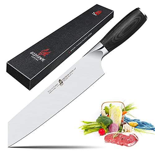 TUO 8.5 Kiritsuke Knife, Japanese Chef Knife Vegetable Cleaver Asian