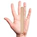 PAXCOO 100Pcs 6” Popcicles Sticks Jumbo Craft Sticks Colored and Natural for Craft