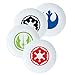 Vandor Star Wars 4 Piece 8 Inch Ceramic Salad Plate Set