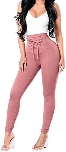 Misscat Women's Classic High Waist Denim Skinny Jeans Slim Pencil Stretch Pants