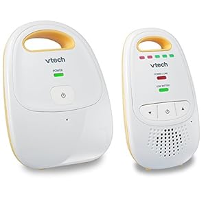 VTech DM111 Upgraded Audio Baby Monitor. 1 Parent Unit with Rechargeable Battery, Best-in-Class Long Range, Digital…