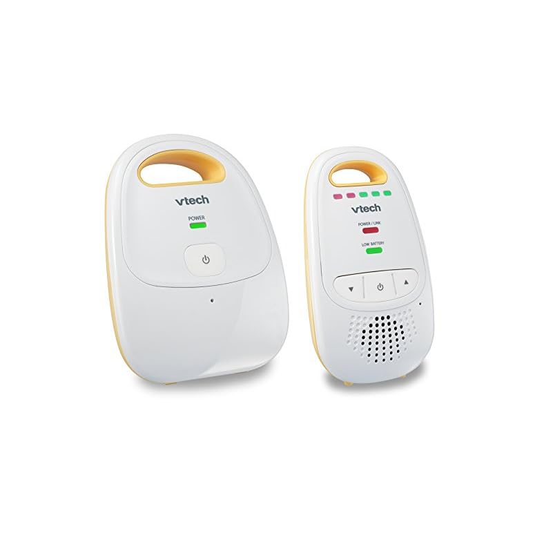 VTech DM111 Upgraded Audio Baby Monitor. 1 Parent Unit with Rechargeable Battery, Best-in-Class Long Range, Digital…