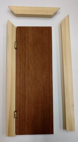 Dollhouse Miniature Interior Door Kit, Flush - Includes Upgraded Door Knob