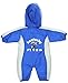 Kentucky Wildcats NCAA Baby Boys Hooded Windbreaker Coverall, Blue & Grey