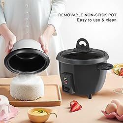 Mishcdea Small Rice Cooker 3 Cups