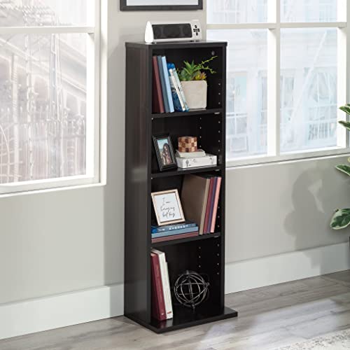 Sauder 3tier Beginnings Multimedia Storage Tower, Cinnamon Cherry
