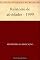 Livro Relatório de atividades - 1999