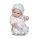 Pinky Realistic 26cm 10 Inch Mini Baby Doll Full Body Silicone Newborn Baby Lifelike Reborn Baby Doll Real Life Baby Boy Dolls Handmade Toy Cute Xmas Birthday Gift