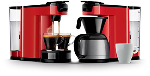Philips Domestic Appliances Senseo HD6592/80 Switch 2-in-1 Kaffeemaschine, rot – Bild 3