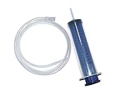HONGYETAJA Large Plastic 150ml Syringe +120cm (47in) handy plastic tubing
