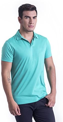 Truth Alone Clothing 2 Button Placket Polo, 100% Organic Peruvian Pima Cotton Jesery. Slim Fit, Comfort, and Timeless Quality