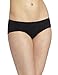 Maidenform womens Comfort Devotion No Pinch Panties, Hipster, Bikini, and Thong Available hipster panties, - Black W/Body Beige Lining, Medium US