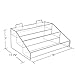 Azar 326045 16-Inch Wide Three-Tier Acrylic Step Display