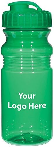 Poly-Clear 20 Oz. Fitness Bottle With Super Sipper Lid - 100 Quantity - $1.85 Each - PROMOTIONAL PRODUCT / BULK / BRANDED with YOUR LOGO / CUSTOMIZED. Size: Approx 7-1/2” Tall x 3”Diameter