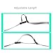 Acctrend Aluminum Badge Holder with Detachable Neck Lanyard, Silver(1PACK)