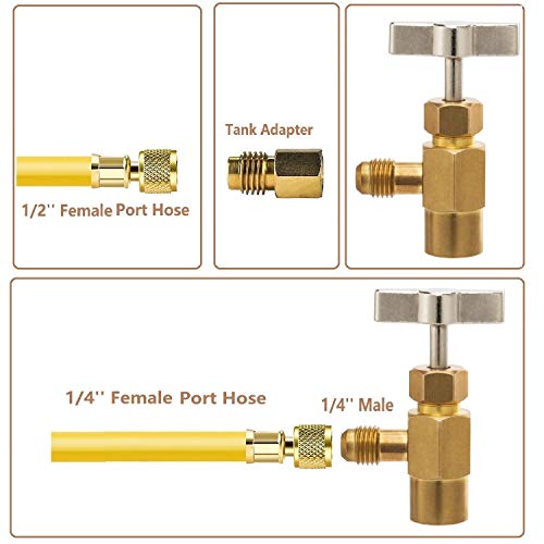 3 Refrigerant+Dispenser+Conditioner+Manifold+Charging