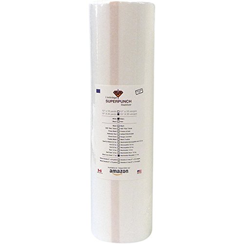 Stitch & Rinse Stabilizer 1.7 oz 14 inch x 25 Yard Roll. SuperStable Embroidery Stabilizer Backing