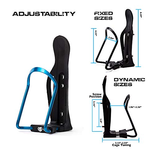 image for R.M.Stone Bike Water Bottle Cage - Adujstable,Easy to Set, Corrosion R