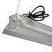 Lithonia Lighting 1242ZG RE 172J2C 4' AllSeason Shop Light, 32W, 120V, Galvanized Gray