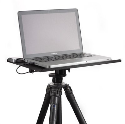 Tether Tools Table Aero Traveler for Small Footprint Note/Netbooks, Precision Crafted 16x14", Black