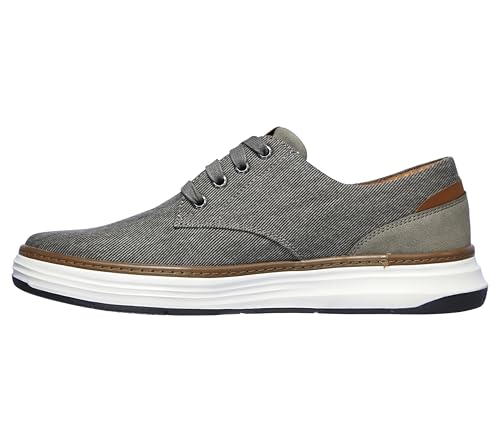 Photo 1 of ***(HEAVILY USED/ MINOR DAMAGE)***Skechers Men's Ederson Moreno Canvas Oxford Shoe, Beige, 11.5