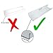 QUVAIL Acrylic Floating Shelves Shelfs for Walls Bookcase Display Shelf Mounted Bookshelves for Book Kids Room Nursery Bathroom Nail Polish 15 inch Set of 3, 6mm(1/4inch) Hardware Included