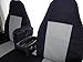 Durafit Seat Covers, F159 X1/X7 Made to fit 1991-1997 -Ford Ranger and Explorer High Back 60/40 Split Bench with Opening Console Seat Covers in Black Twill with Gray Twill Inserts