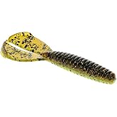 Strike King Rage Menace Grub Saltwater Soft Bait Fishing Lure, 3.5", Twin Tails