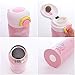 Unicorn Stainless Steel Thermos for Girls, Cute Water Bottle Cup for Indoor and Outdoor Occasion, Insulated Leak Proof Vacuum Cup Flask for Kids(350ML Pink)