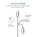 Onlier iphone Lightning Cable 10 FT Extra Long Charger Cord 3 Pack Nylon Braided 8 Pin to USB Data Sync Charging for Apple iPhone iPad, Lot (2pcs 3 foot +1*10 Feet)