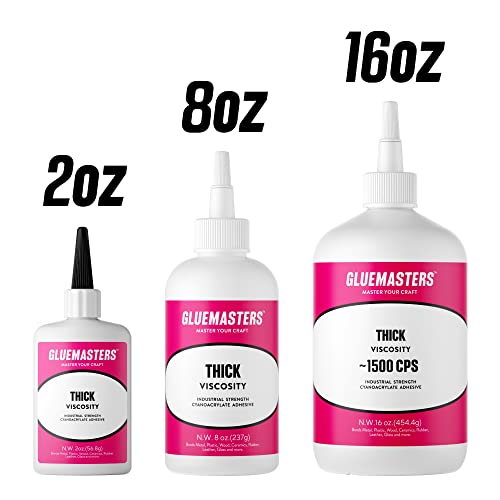 Professional Grade Cyanoacrylate (CA) Super Glue by GLUE MASTERS