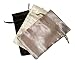 Tarot Bags: Neutral Colors Satin Bundle of 3: Black Pewter and Ivory (5