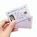 Honbay 20PCS Transparent Plastic Vertical ID Credit Card Holder Protector Sleeve