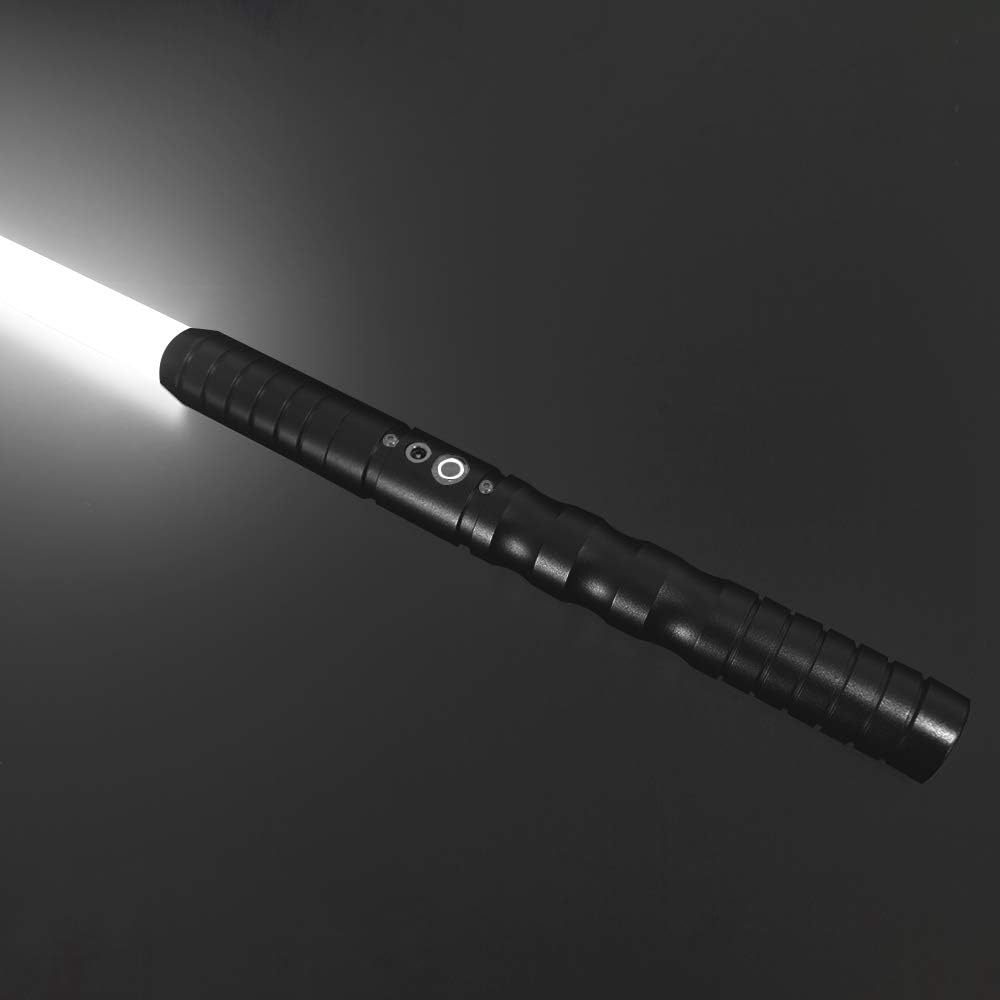 Smooth Swing Dueling Lightsaber for Adults | Pro Motion Control Infinite Color Changing 16 Sound Fonts | Heavy Metal Hilt Fx Light Sabers for Birthdays Props (Premium RGB)