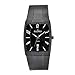 Skagen Men's 851LTBB Skagen Denmark Black Titanium Rectangle Watch