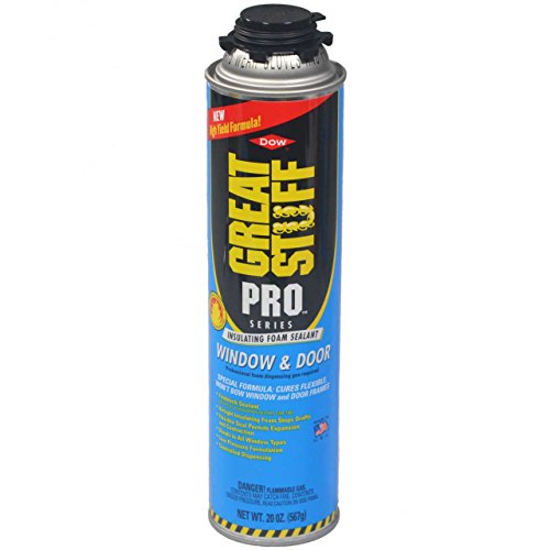 Dow Great Stuff PRO Window and Door 20 oz cans (6) + AWF Pro Foam Gun (1) + 100 Straws + 100 Tips + Dow Foam cleaner (1) - Thumbnail 2