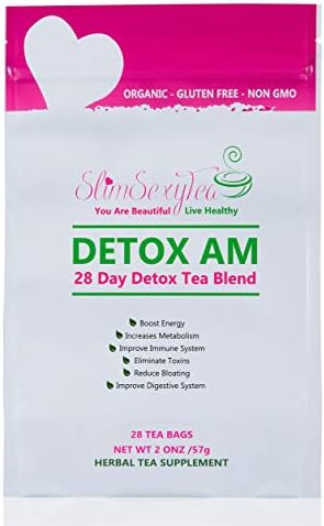 Detox Tea - 28 Days Cleanse - Weight Loss Tea - Slim Tea - Boost Metabolism Reduce Bloating- Herbal Tea-Diuretic Tea