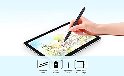 Surface Pen,tesha Surface Pen for Microsoft Surface Pro, Surface Pro 4, Surface Pro 3, Surface Laptop, Surface Studio, Surface Book, 1024 Levels of Pressure Sensitivity with Eraser - Black