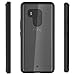 HTC U11 Plus Case, OUBA [Shock Absorption] Air Hybrid Armor Defender Protective Case and Crystal Clear Back Cover for HTC U11 Plus / HTC U11+ (Black)