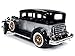 1931 Peerless Master 8 Sedan Black and Silver Limited Edition to 1,500 Pieces Worldwide 1/18 Diecast Model Car by Autoworld AW252