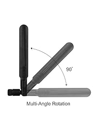 Aigital 9dBi Omni WiFi Antenna with RP-SMA Male Connector 4G LTE High Gain WiFi Signal Booster for Wireless Network Router USB Adapter WiFi Range Extender Mobile Broadband IP Camera(2-Pack)